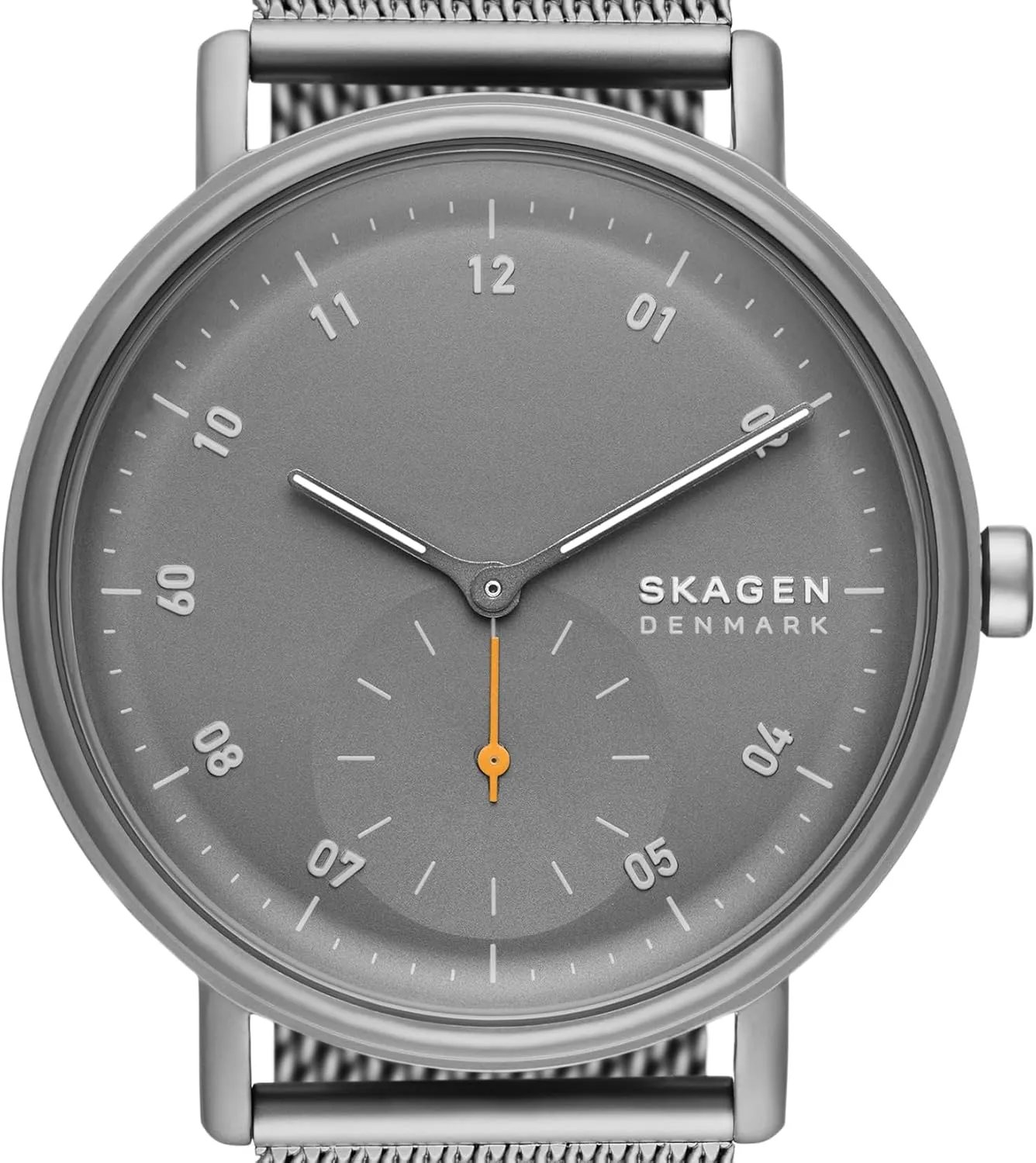 Skagen Kuppel or Riis Minimalist Men's Watch with Stainless Steel Mesh or Leather Band