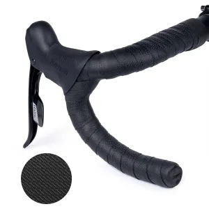 SL One Road Bike Handlebar Tape Premium PU Leather Microtex Structure with Shock-Absorbing Foam & Ultra-Light Design, Anti-Slip Bar Tape for Superior Grip, Comfort, and Control (2 Rolls)
