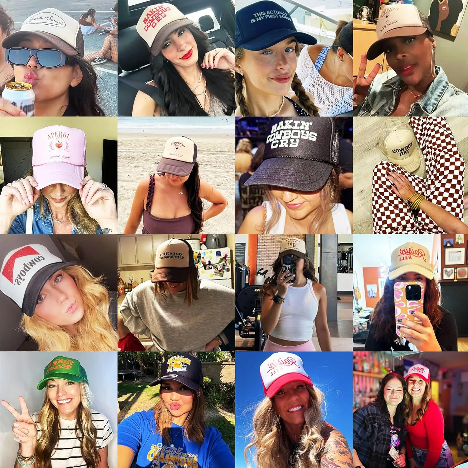 Somebody's Problem Leather Patch Vintage Trucker Hats (2 Pack) | Premium Snapback Baseball Hats for Men & Women