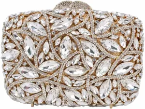 Sparkly Rhinestone Purse for Women Full Diamond Evening Clutch Bag Party Wedding Luxury Crystal Handbags