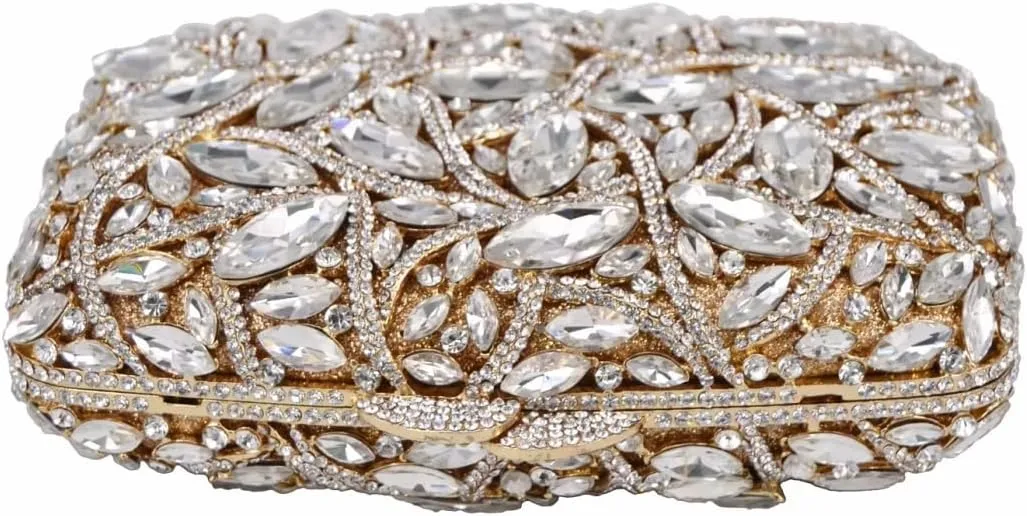Sparkly Rhinestone Purse for Women Full Diamond Evening Clutch Bag Party Wedding Luxury Crystal Handbags