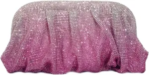 Sparkly Women Rhinestone Clutch Purse Crystal Evening Bag Prom Purse Chain Shoulder Bag for Wedding Party