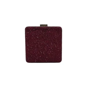 Square Mini Crystal Clutch