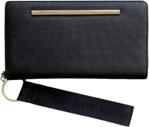 Steve Madden Bzip-Web Zip Around Wristlet