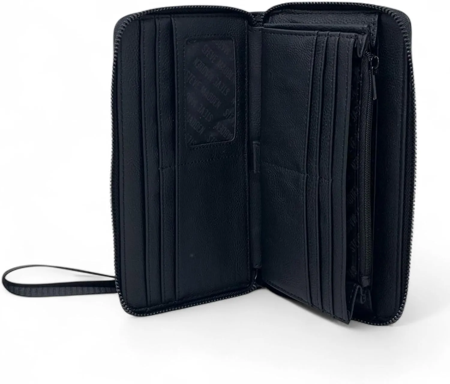 Steve Madden Bzip-Web Zip Around Wristlet