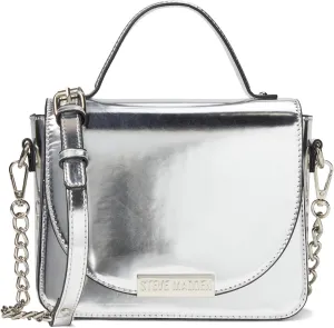Steve Madden Unisex BMelodie Metallic Silver Metallic One Size One Size