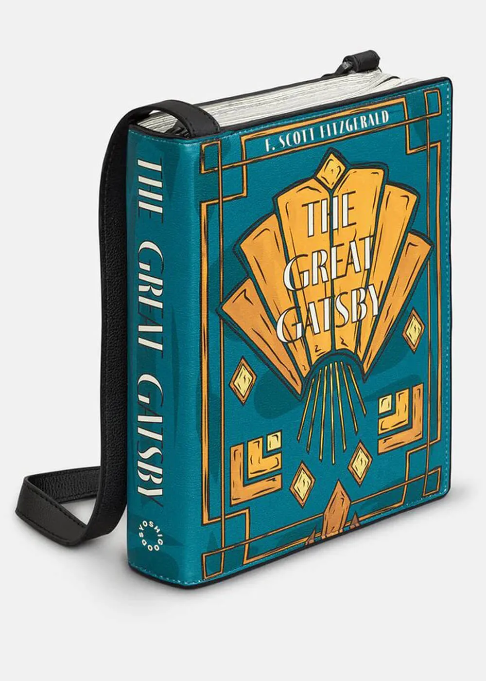 Succubus Bags Books Great Gatsby Vegan Schoudertas Zwart