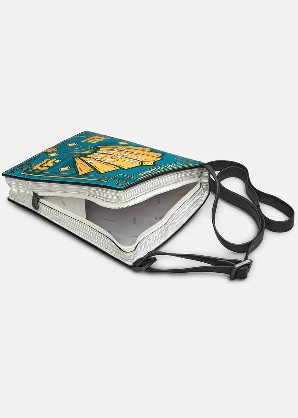 Succubus Bags Books Great Gatsby Vegan Schoudertas Zwart