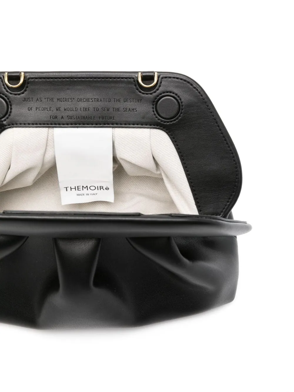 Tia vegan leather clutch