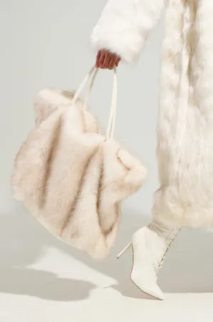 TOASTIE FAUX FUR TOTE