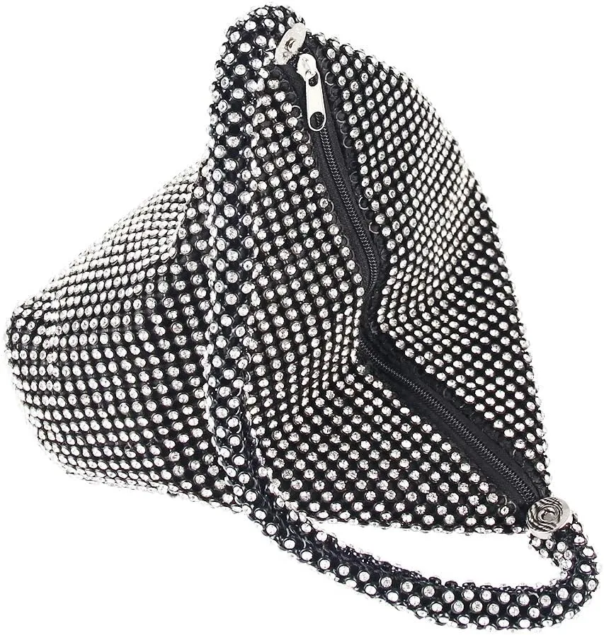 TOPCHANCES Women's Triangle Bling Clutch Purses and Handbags, Rhinestone Evening Bags and Clutches for Women Gilrs
