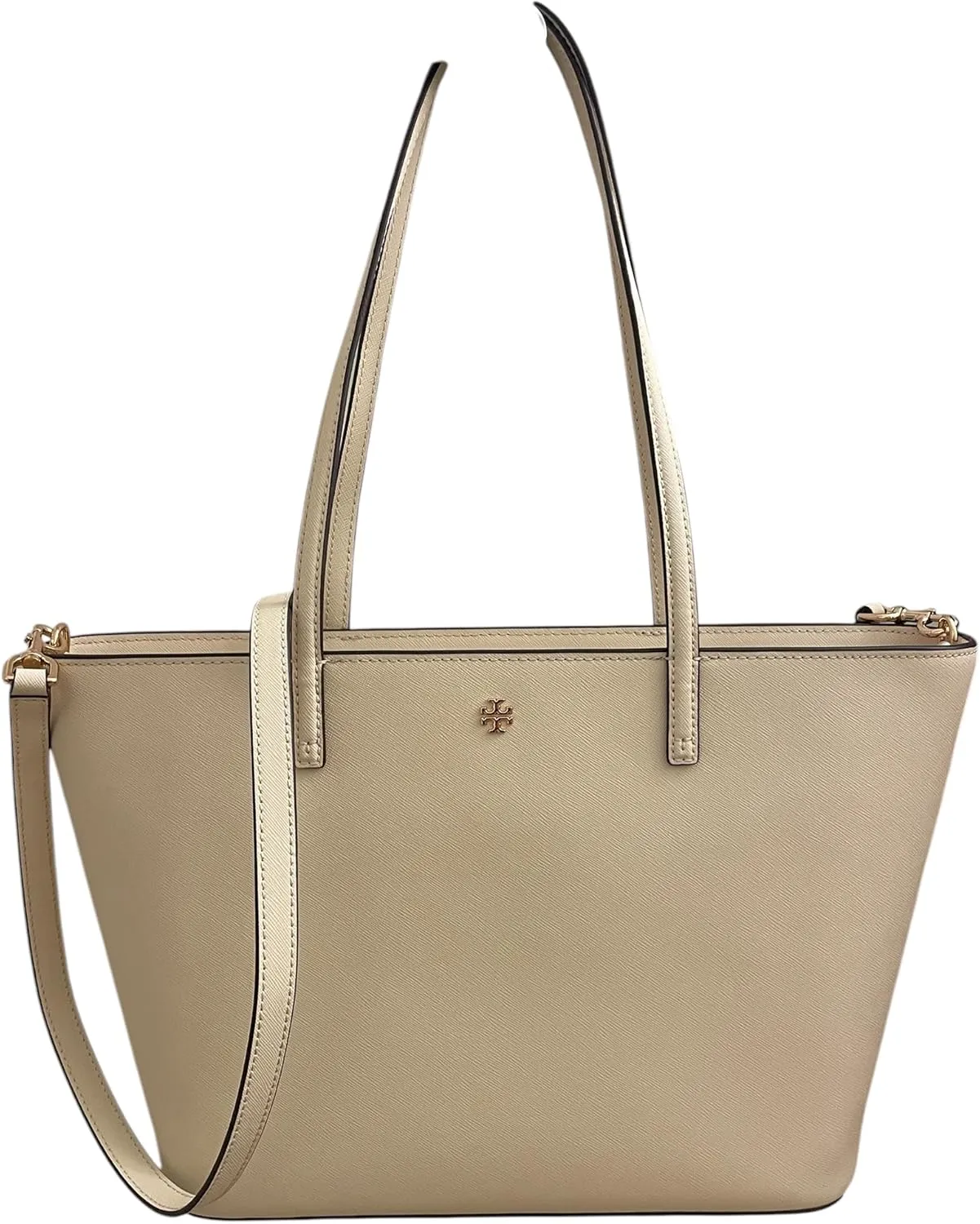 Tory Burch Emerson Top Zip Tote Detachable Crossbody Strap