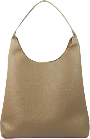 Vegan Leather Tote 2025 Fall Winter Large Shoulder Bag Minimalist Retro Bucket Work Commute Texture Litchi Grain Handbag