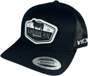 Vexil American Rancher Adjustable Snapback Western Lifestyle Rodeo Southwest Inspired Meshback Hat