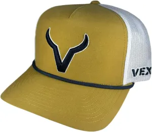 Vexil Classic Icon 3D Embroidery Logo Adjustable Western Rodeo Bull Riding Snapback Meshback Hat