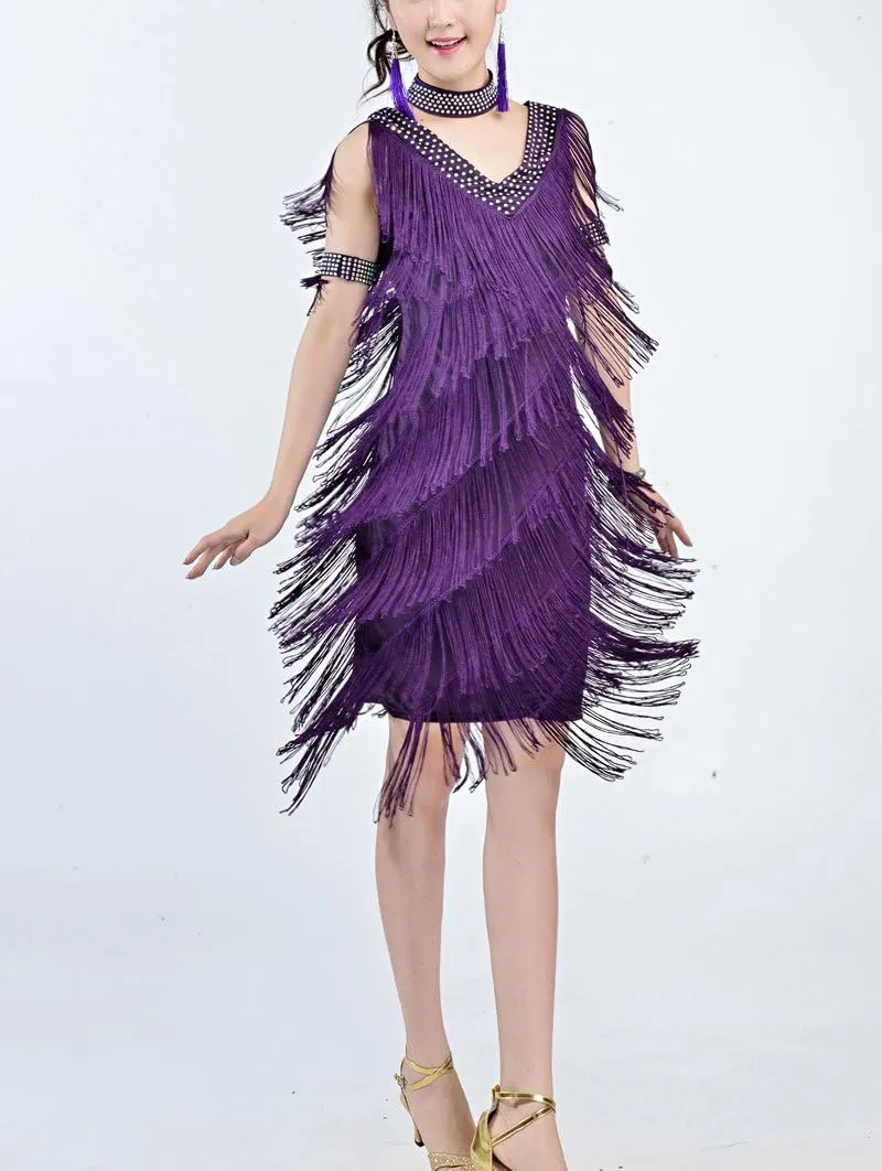 Whitewed 20's Great Gatsby Style Beaded Vintage Halloween Party Clothes Dresses
