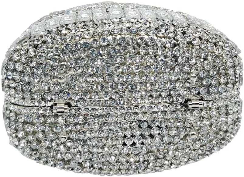 Women Champagne Bottle Rhinestone Clutch Unique Evening Bag Crystal Dinner Handbag Bride Purse for Party Cocktail