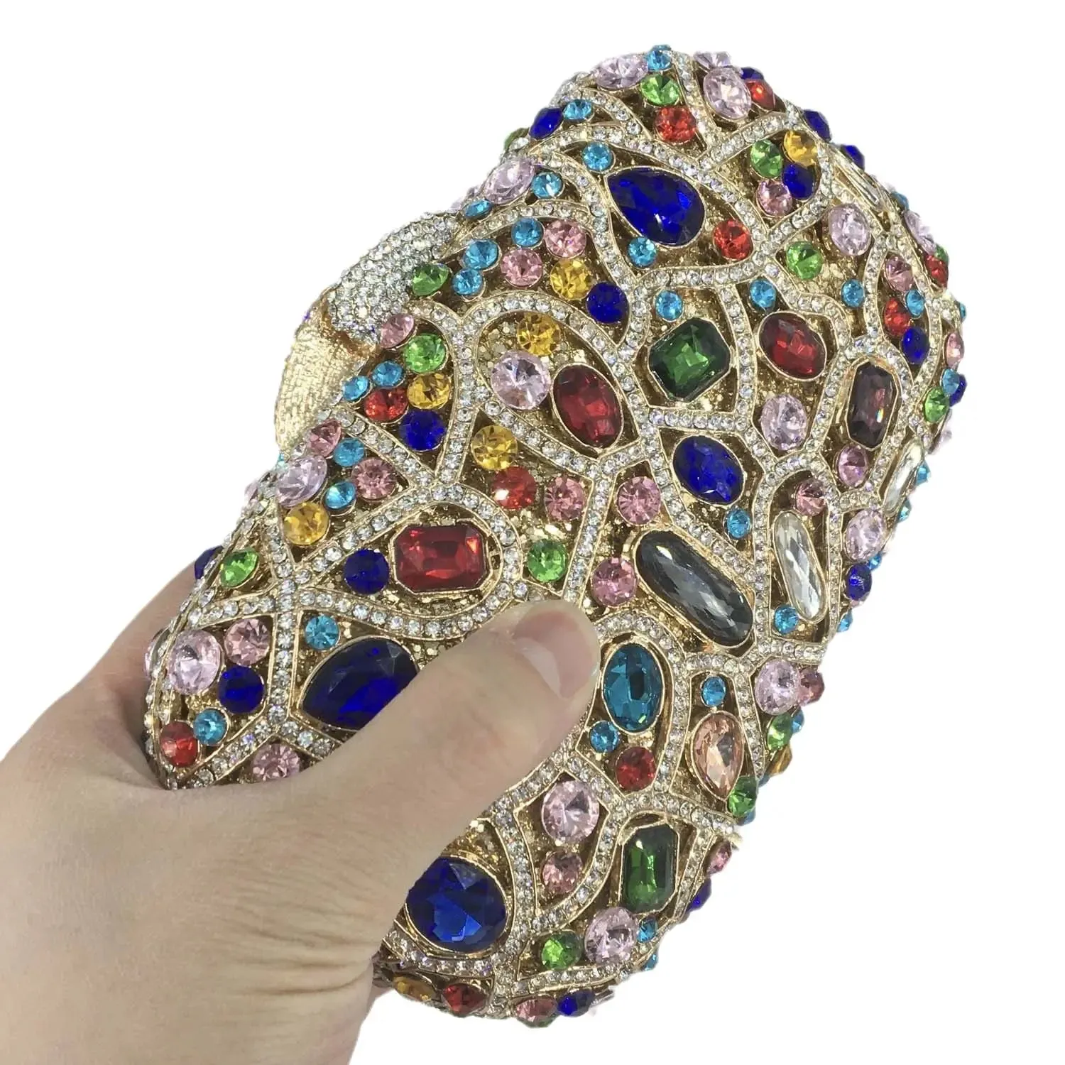 Women Crystal Evening Purses and Handbags Ladies Gala Dinner Handbags Wedding Clutch