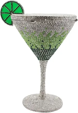 Women Goblet Rhinestone Evening Bag Cocktail Cup Diamond Clutch Funny Crystal Prom Handbag Wedding Purse for Party