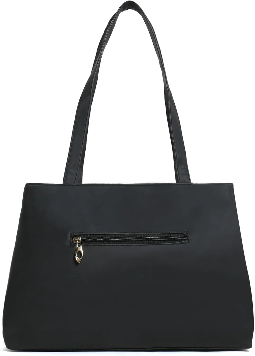 Women Leather Tote Bag, Classic Unlined Design, Interior and Exterior Pockets, Stylish, Lightweight for casual
