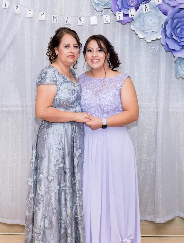 Women Long Beaded Chiffon Bridesmaid Dresses Prom Formal Dress