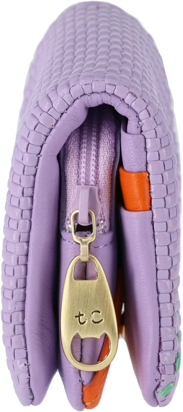 Women's Embossed Mesh Mini Wallet