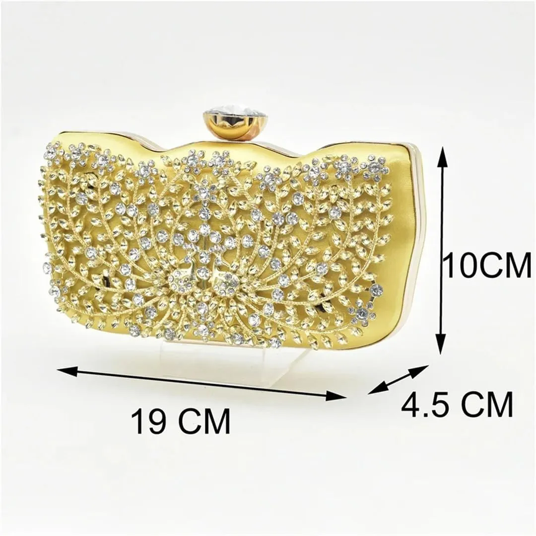 Women's Fashion Party Shoes and Bags Set Wedding Party High Heels with Ankle Strap