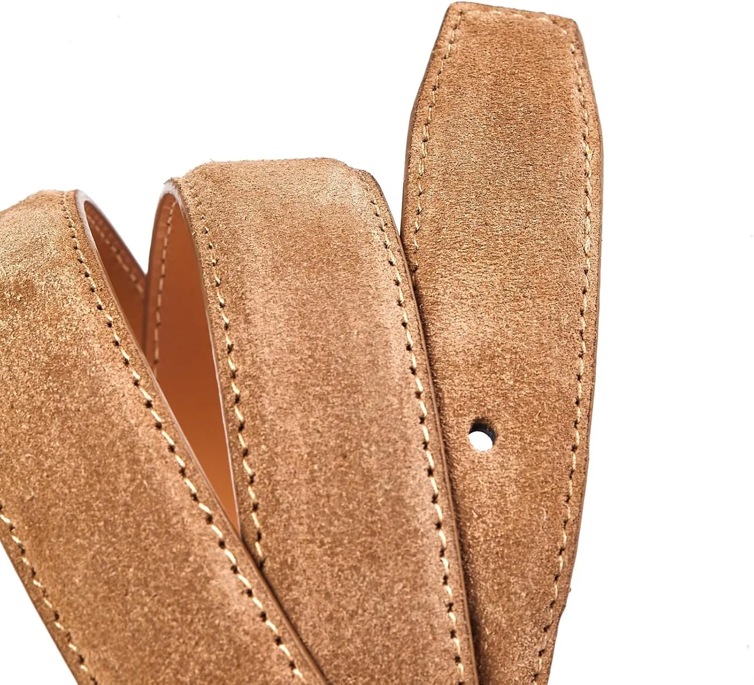 Women's Genuine Leather Suede Belts Elegant Jeans Belt 1.1"" Wide