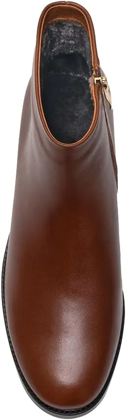 Women's Minimalist Leather Ankle Boots
