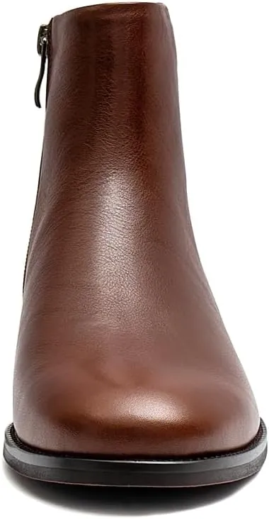 Women's Minimalist Leather Ankle Boots