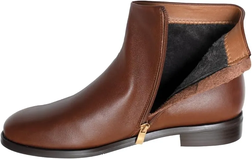 Women's Minimalist Leather Ankle Boots