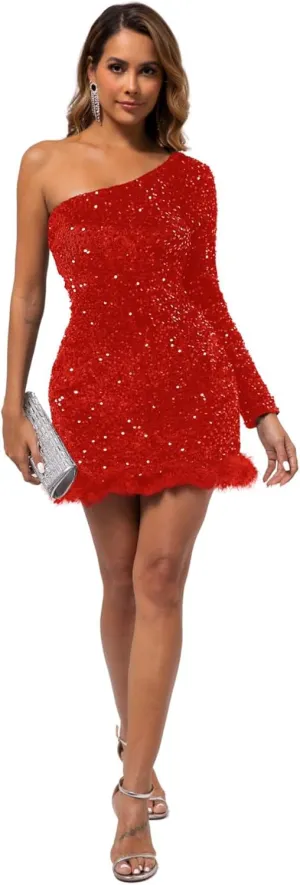 Women's Sexy Elegant Sparkly Rhinestone Sequins Birthday Party Club Night Outfit Prom Dress Evening Gowns