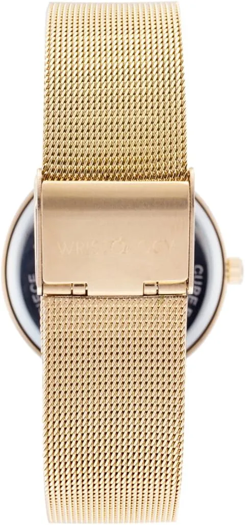 Wristology 10 Styles Maxi Crystal Watch Leather Band - Interchangeable Genuine Leather Strap - Large Easy to Read Watch with Second Hand for Women, Men, Nurses, Teachers