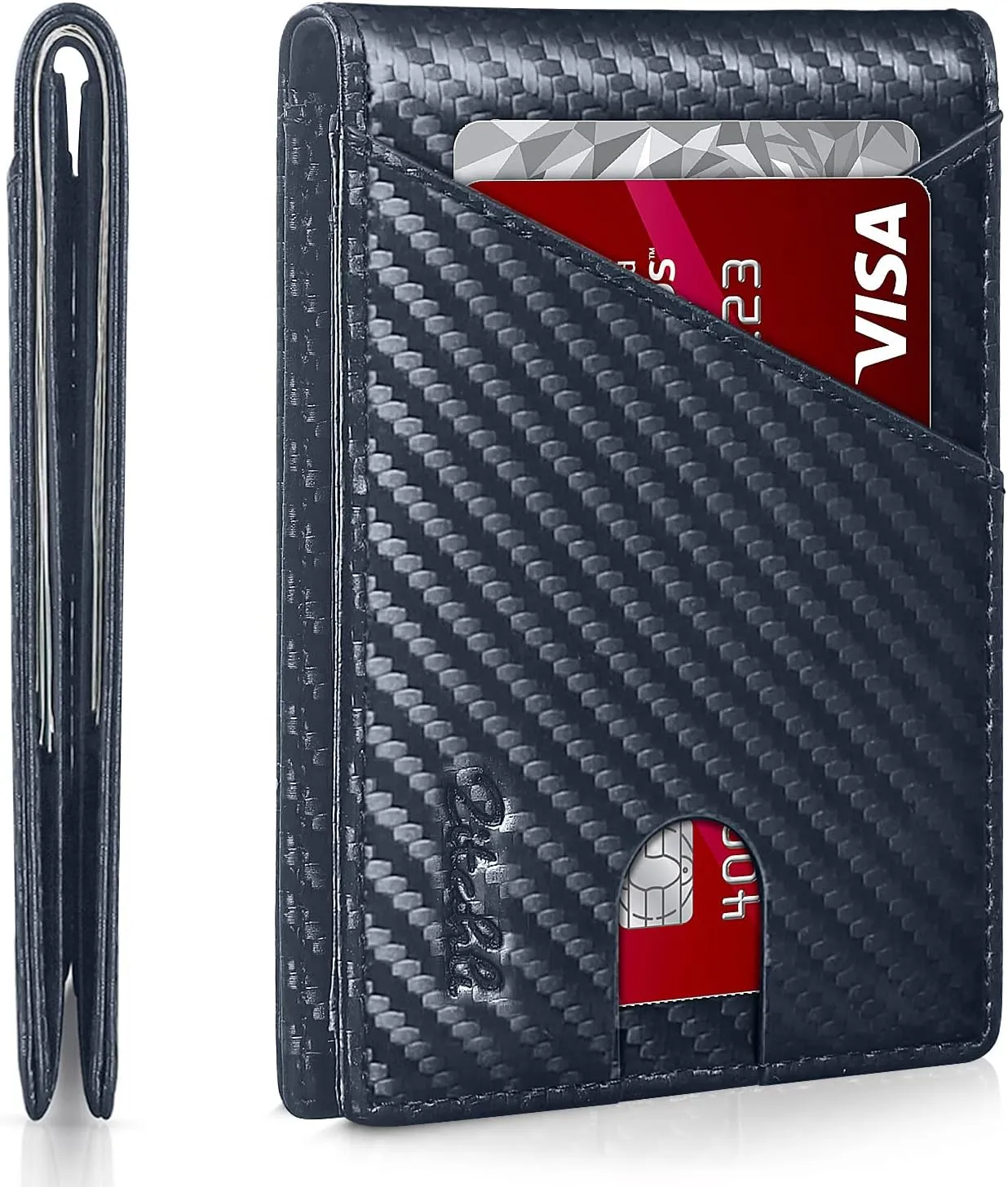 Zitahli Men's Slim RFID Blocking Leather Wallet - Premium Bifold Front Pocket Wallet with Gift Box,Leather Card Holder for Everyday Carry